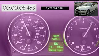 BMW E92 328i 0-100 Acceleration Battle