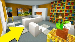 Minecraft Tutorial: How To Make A Living Room - YouTube