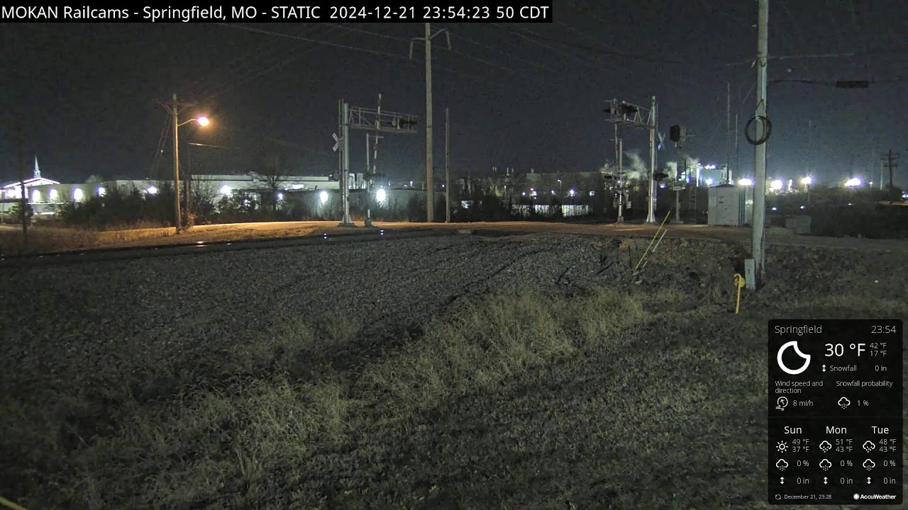 MOKAN Railcams Springfield, Missouri BNSF Thayer North Subdivision (MP 204.70) RECURRENT STREAM