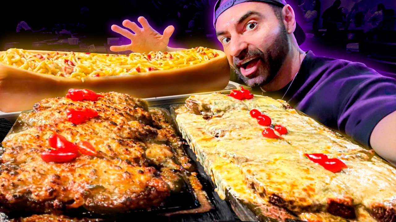 5KG de COMIDA!! PICANHA, ANCHO & Macarrão no PROVOLONE!