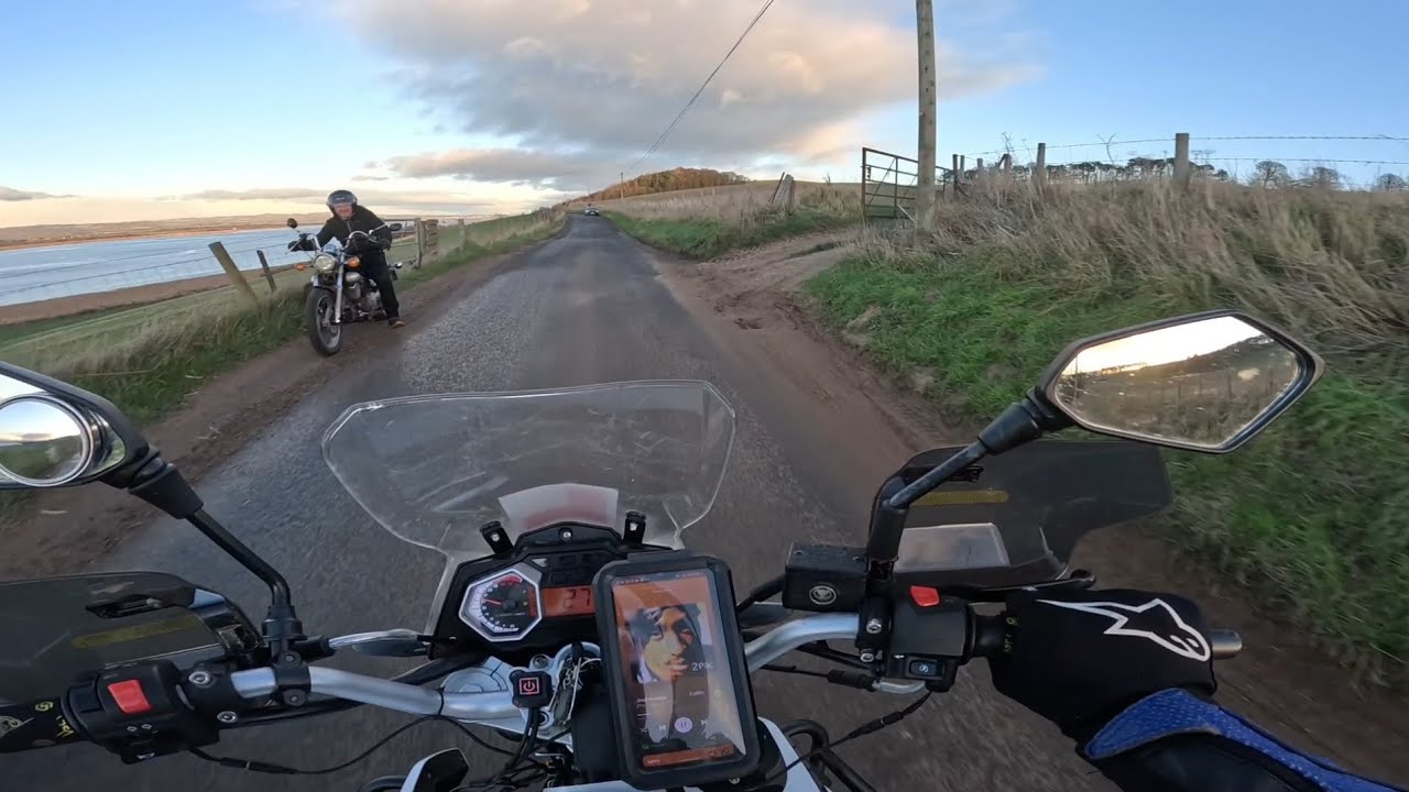 A morning bike ride, fuel up and shop