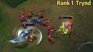 Rank 1 Tryndamere: This Level 1 SOLO KILL is CRAZY!