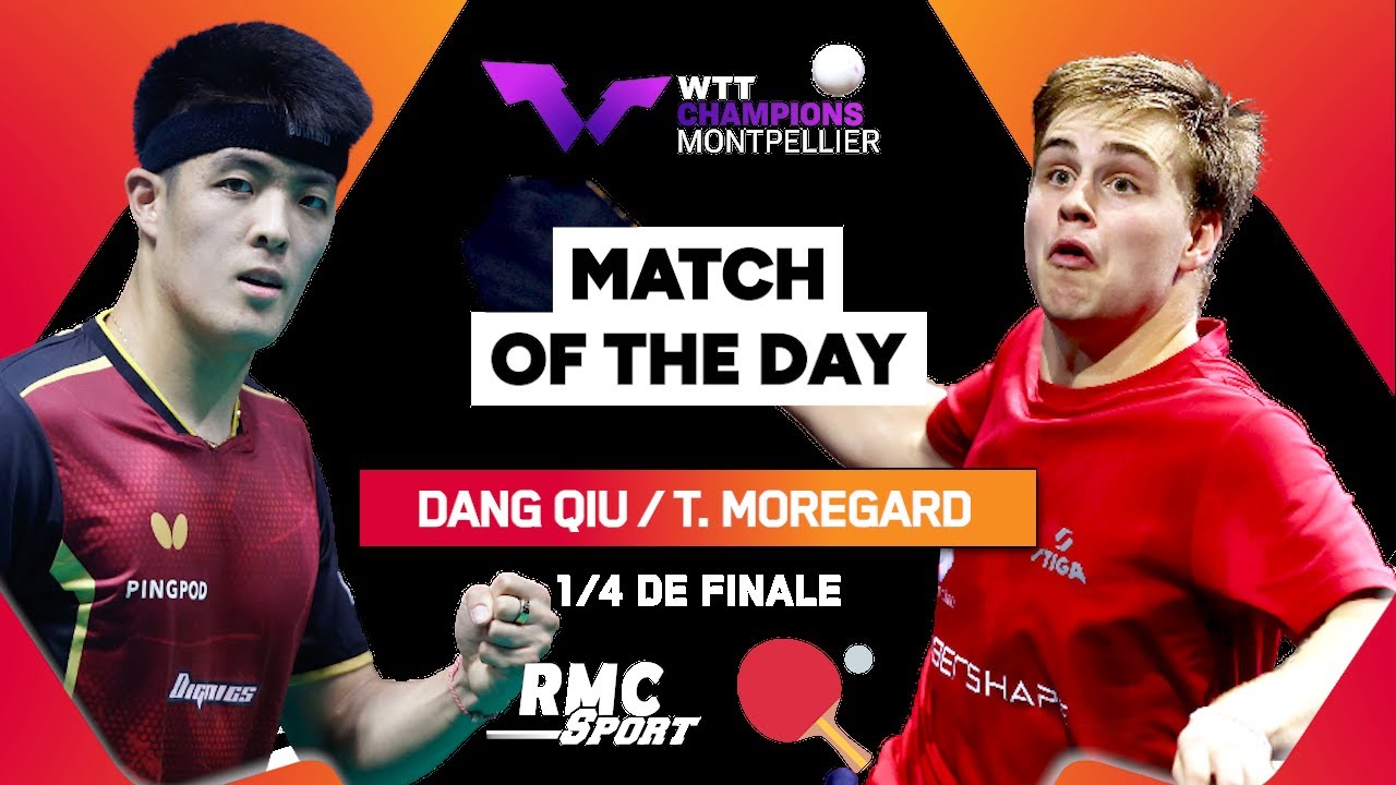 Replay : L'OVNI Moregard va-t-il se qualifier en 1/2 face à Dang Qiu ? (WTT Champions Montpellier)