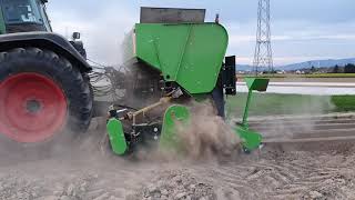 Jahresrückblick 2022 Landwirtschaft Hofgenuss Ertl. Kartoffellegen Fendt 714 und Heiss all in one.