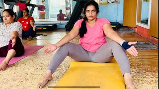 Yoga in 50 Min Flexibility and weight loss - Yoga Asanas For Weight Loss - Best Yoga In Hyderabad