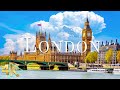FLYING OVER LONDON (4K UHD) - Relaxing Music Along With Beautiful Nature Videos - 4K Video HD