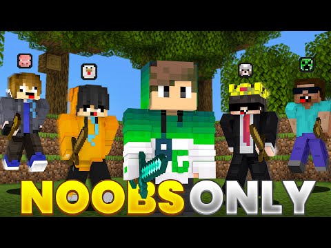 I Snuck into 'NOOBS ONLY' Minecraft Server!