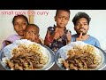 Small garai fish curry very tasty and rice eating  jh eating show