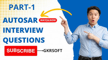 AUTOSAR INTERVIEW QUESTIONS - PART1 | AUTOSAR | PORTS| INTERVIEW|