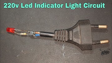 220v Led Indicator Light Circuit. Ac 220v To 3v Led Light. Direct Ac Se Led Kaise Jalaye.