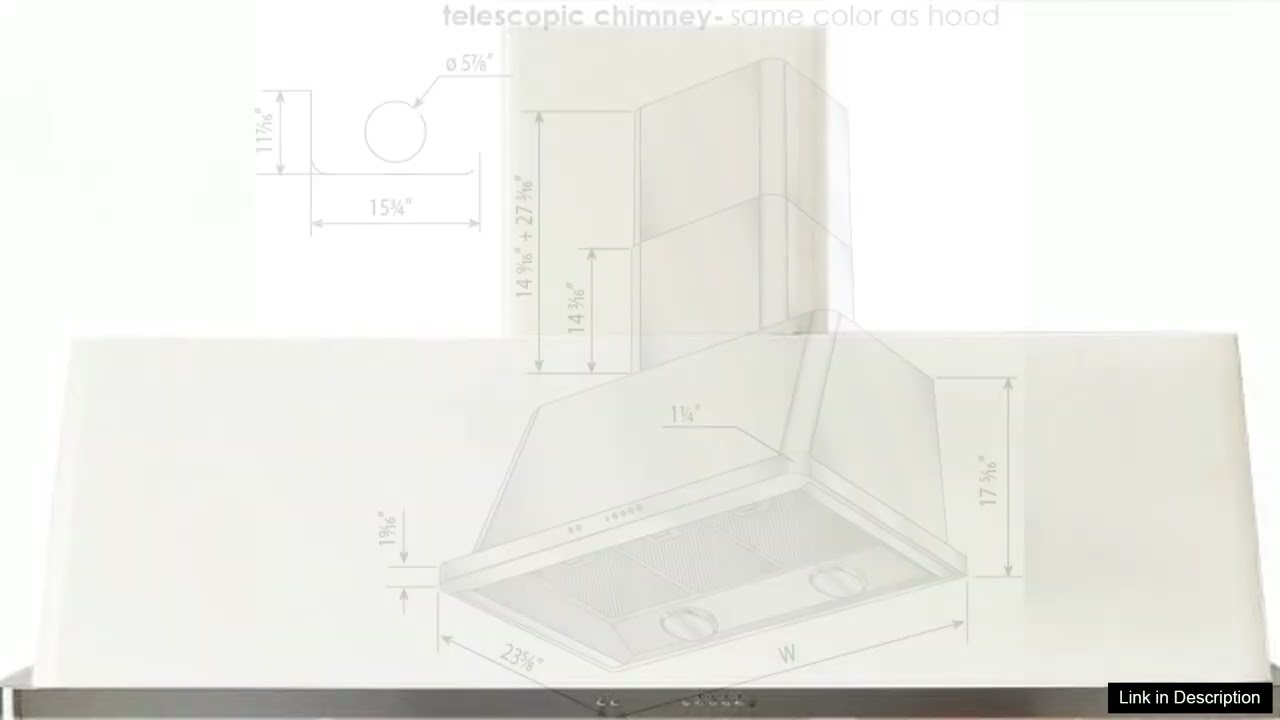 Majestic II 60" Wall Mount Range Hood with 600 CFM Blower (White)