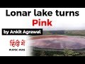 Lonar Lake turned Pink - What happened to 50000 year old lake? Current Affairs 2020 #UPSC2020 #IAS
