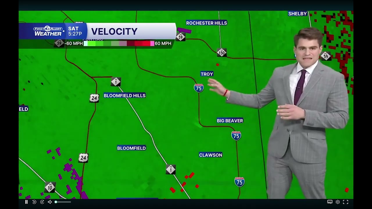 WXYZ-TV 7 News Detroit Severe Weather Coverage April 4, 2026 - YouTube