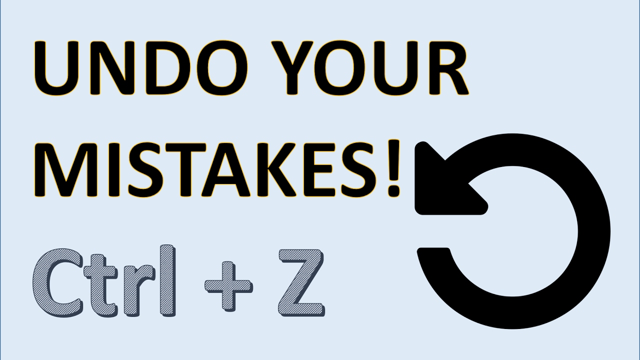 Computer Fundamentals Undo Redo Shortcut Keys Ctrl Z Control Z Ctrl Z Ctrl Z Ctrl Z Ctrl Y Youtube