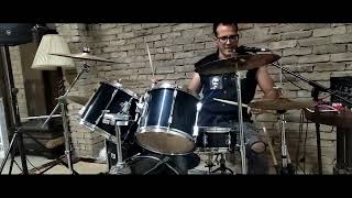 Mark Miklos drum Toy Dolls- Dig that groove baby