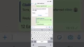 Clalit Healthcare - Scheduling appointments through WhatsApp Chatbot screenshot 4