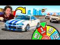 Fuga no gta… mas a ROLETA decide minha VELOCIDADE! (Rp)