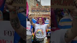 Edinburgh Pride 2024 - Pride is a Protest