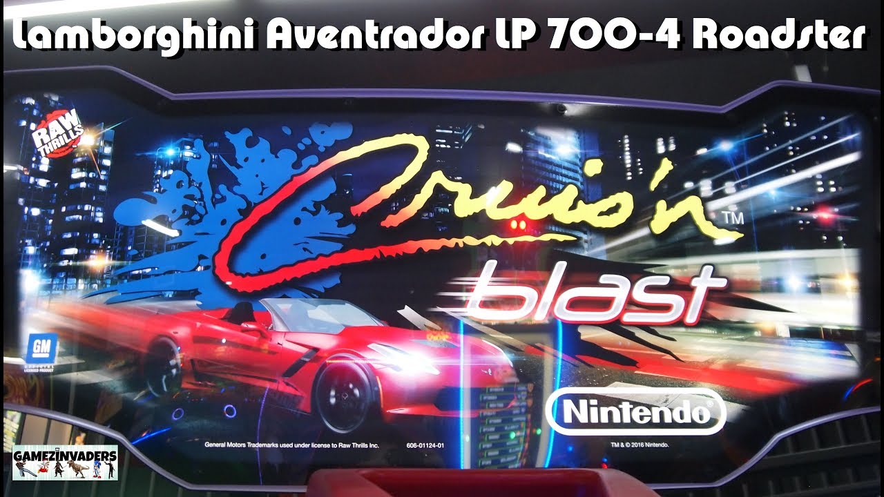 Let's Play CRUIS'N BLAST Arcade! [Lamborghini Veneno] Death Valley
