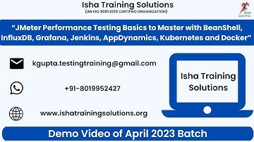 JMeter P.T Basics to Master with BeanShell  Demo. WhatsApp us on +91-8019952427 to enroll