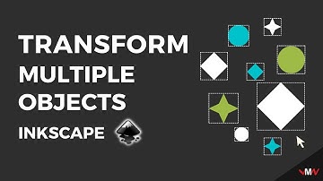 How to transform multiple objects separately in Inkscape | Inkscape Short Tutorials