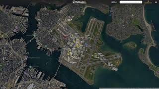 Boston Logan KBOS Flightradar24 Livestream with Live Air Traffic Control 11/02/2026