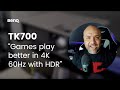 See the tk700 gaming projector in action with joelsterg4k