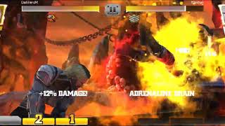 WWE Immortals | Destroying Platinum Level 50 VII cards with back-to-back finishers! screenshot 5