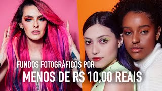 FUNDOS FOTOGRÁFICOS POR MENOS DE R$ 10,00 REAIS!