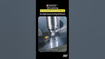 Dry High-Speed Cutting Brilliance! Air-Cooled CNC Precision 🔥⚙✨