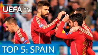 Top 5 Spain Euro 2016 Qualifying Goals Silva, Isco & More