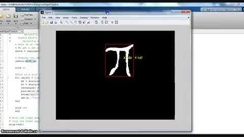 Real-time red color tracking (Binarised results)
