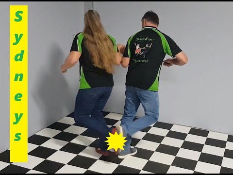 'Sydneys' Rock & Roll dancing lesson - Basic move. Another Rockin Nagambie dance class..