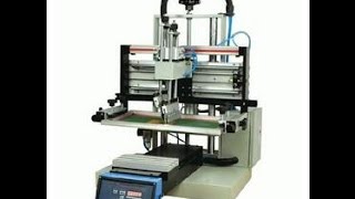Flat Screen Printing Machine with Sliding Table,Mini Screen Printer