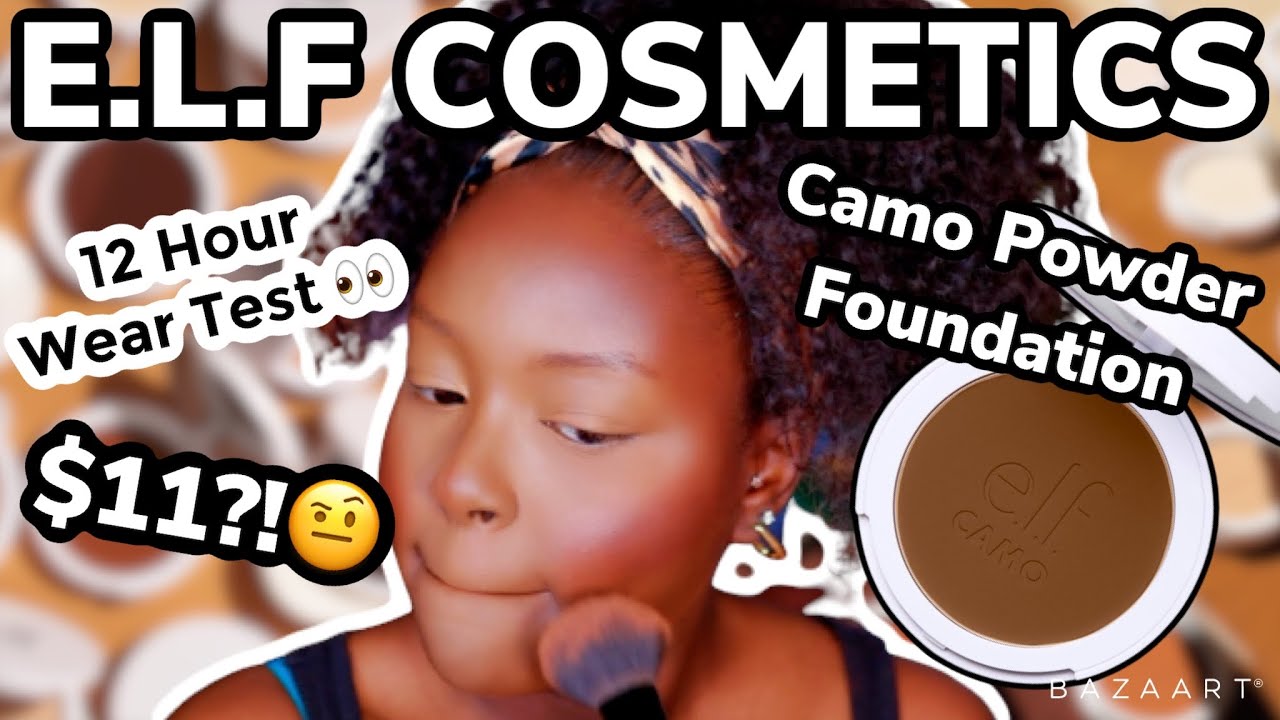 ELF CAMO POWDER FOUNDATION | WEAR TEST + REVIEW | OILY SKIN APPROVED? | JaiDoesIt