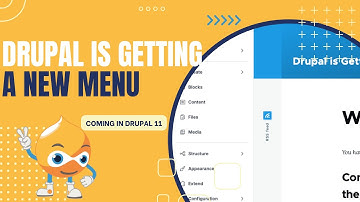 Drupal is Getting a New Menu