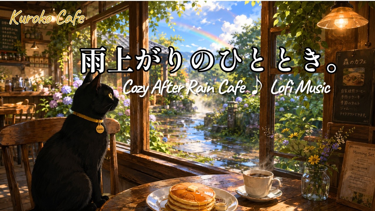 雨上がりカフェBGM】雨上がりのひととき ☕ Cozy After Rain Cafe Lofi