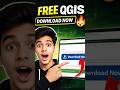 QGIS FREE Download 😱 (2026) | 1 Min Me Seekho