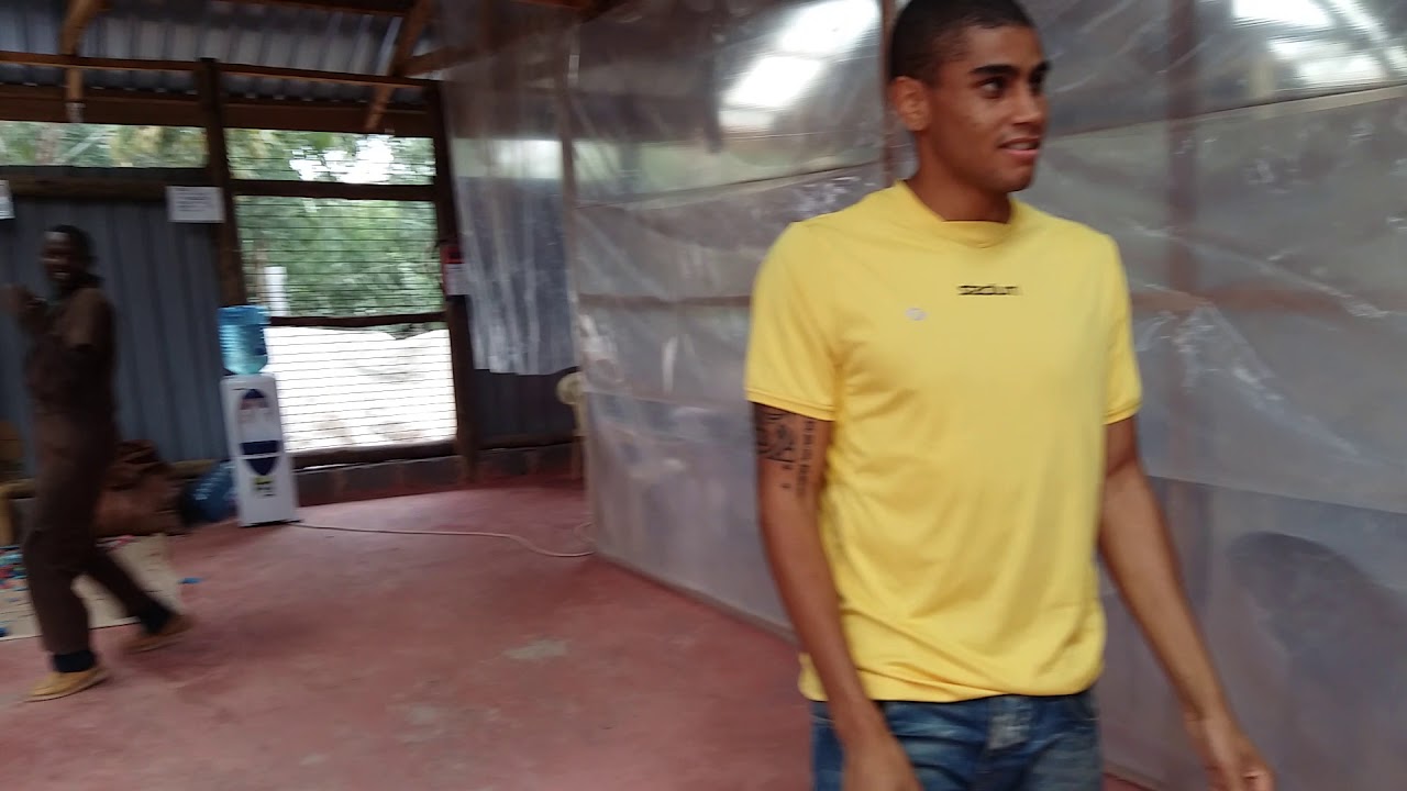 Tae kwondo Champion Daniel Brannstam from Sweden session at Ocean Sole Kenya 2017