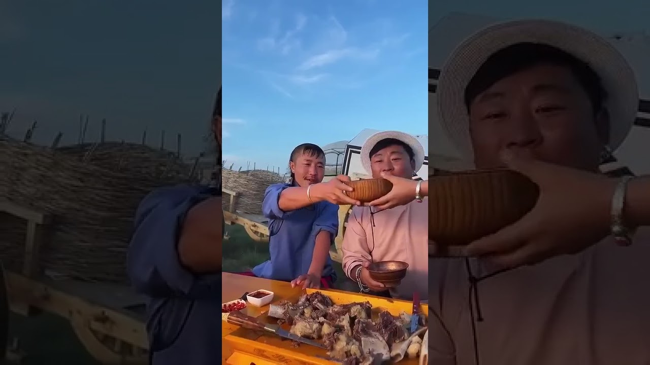 Drink some mare's milk after eating, isn't that good 