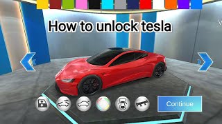 How to unlock tesla car|new update||3d driving class||Android gameplay screenshot 4