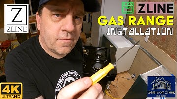 Installing our ZLine Gas Range
