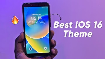Best iOS 16 Theme for Any Redmi & Poco Device (MIUI 12/13) iOS 16 LockScreen