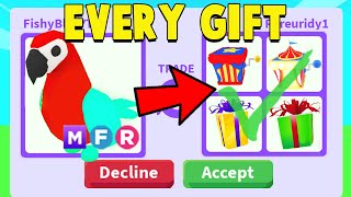 Trading for EVERY GIFT in Adopt Me!