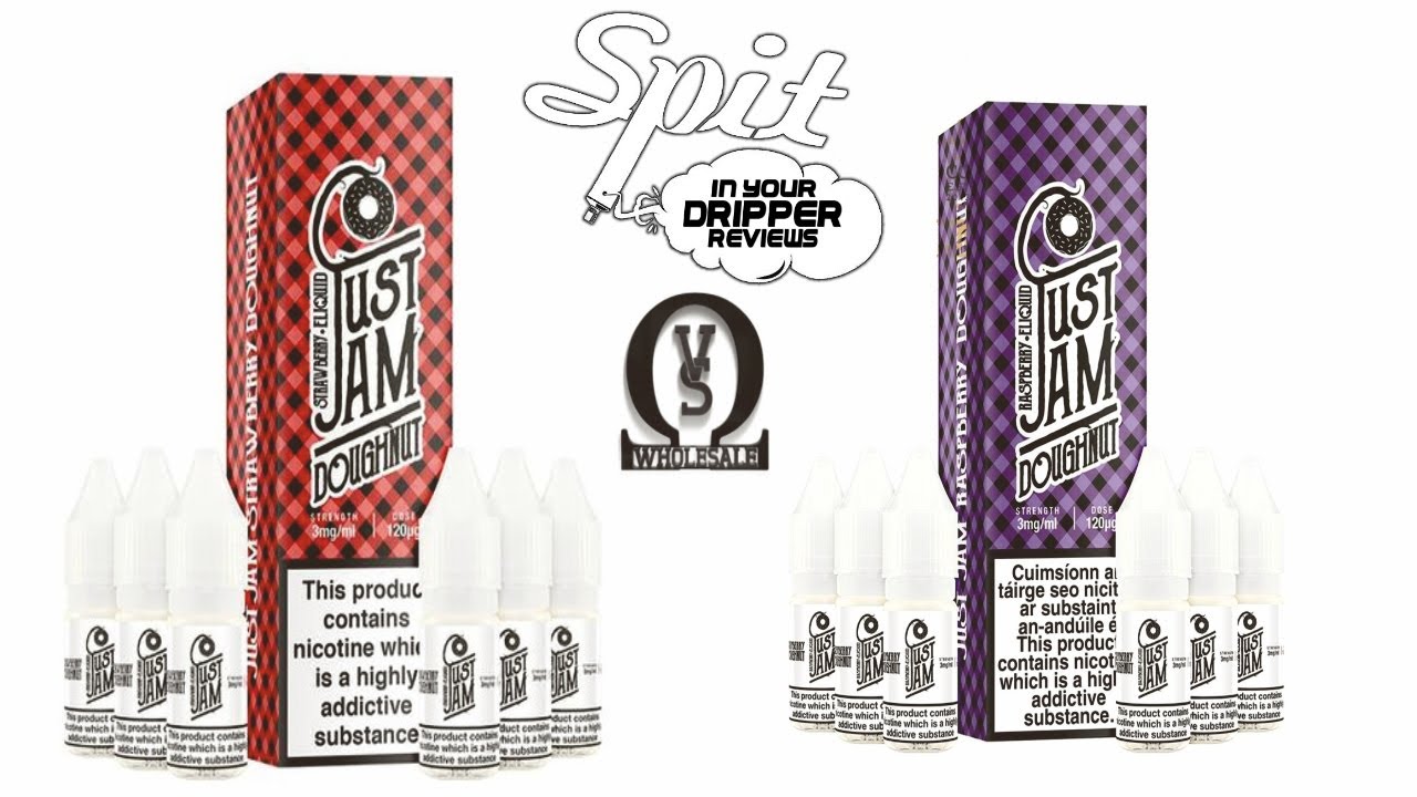 EJUICE REVIEW JUST JAM (STRAWBERRY DOUGHNUT & RASPBERRY DOUGHNUT