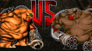 Mancubus vs Bulltubus - DOOM Monster Infighting - Full HD