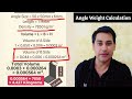 MS Angle Weight Calculation
