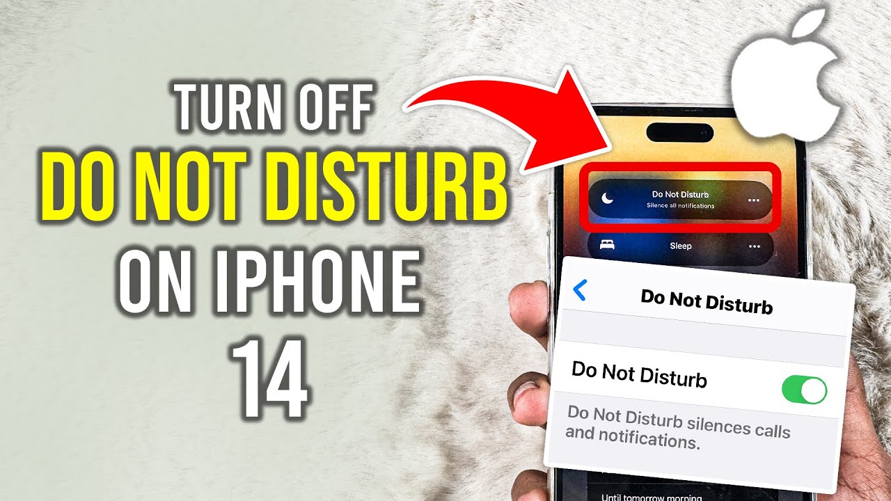 How To Turn Off Do Not Disturb on iPhone 14 - YouTube