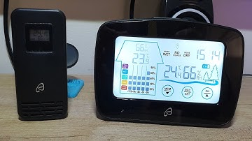 Auriol Radio Controlled Weather Station Unboxing Testing