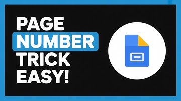 How to Add Page Number in Google Docs - Full Guide